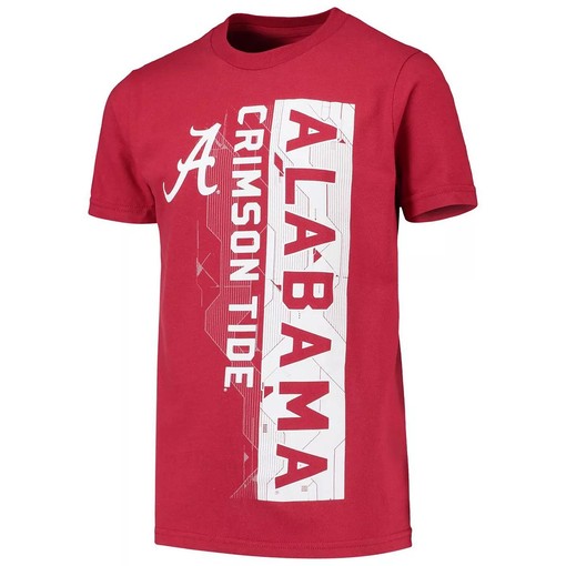 Youth Crimson Alabama Crimson Tide Challenger T-Shirt and Alabama Sweatshirt Gifts for NCAA Fans - Image 2