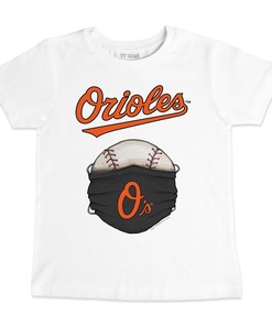 Youth Quaranteam Baseball T-Shirt: Baltimore Orioles Tiny Turnip Youth Quaranteam Baseball T-Shirt