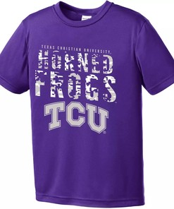 Youth TCU Horned Frogs Digital Camo Competitor T-Shirt for Fans, Official University Football Fan Shirt