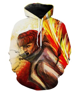 Yu Yu Hakusho Kuwabara 3D Hoodie All Over Printful Design