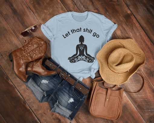 Zen Sloth Yoga Meditation Shirt - Funny Movie Shirts for Women - Image 3