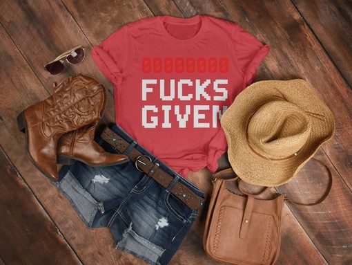 Zero F*cks Given Coding Geek Shirt - Funny Movie Shirts for Programmers - Image 3