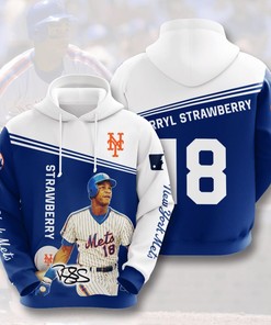 Zip into Your Mets Fandom with All-Over Print Zip-Up 3D Hoodie for Men
