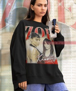Zoe Kravitz Vintage Sweatshirt, Actress-Musician Model Zoe Kravitz Hoodie