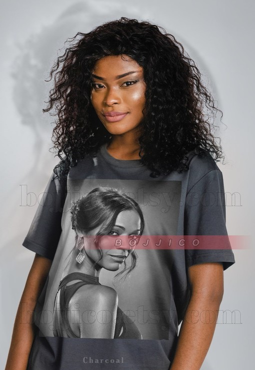 Zoe Saldana Homage Vintage Shirt - Movie Fans Gifts for Women