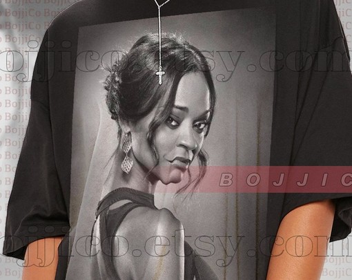Zoe Saldana Homage Vintage Shirt - Movie Fans Gifts for Women - Image 2