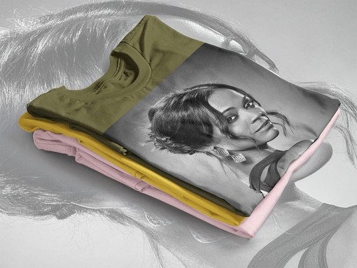 Zoe Saldana Homage Vintage Shirt - Movie Fans Gifts for Women - Image 4