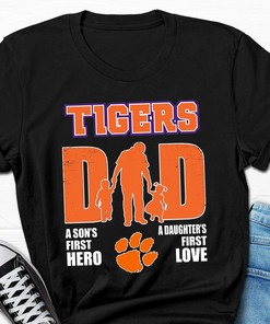 Clemson Tigers Dad The Man The Myth The Legend NCAA T-Shirt - Perfect Gift for Fathers