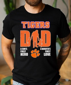 Clemson Tigers Dad The Man The Myth The Legend NCAA T-Shirt - Perfect Gift for Fathers