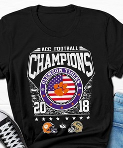 Clemson Tigers NCAA ACC Football Champions 2018 Shirt - Celebrate the Victory