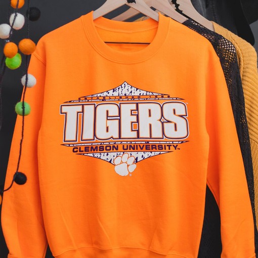 Clemson Tigers NCAA Crew Neck Sweatshirt T-Shirt - Show Your Team Spirit
