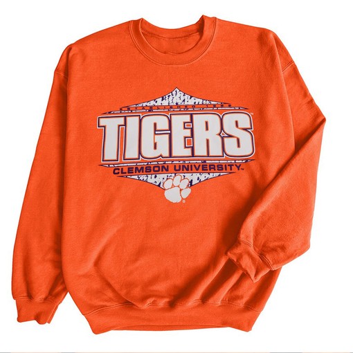 Clemson Tigers NCAA Crew Neck Sweatshirt T-Shirt - Show Your Team Spirit