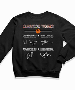 Clemson Tigers NCAA Members Signatures T-Shirt Hoodie - A Must-Have for Fans