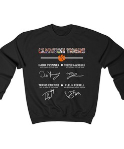 Clemson Tigers NCAA Members Signatures T-Shirt Hoodie - A Must-Have for Fans