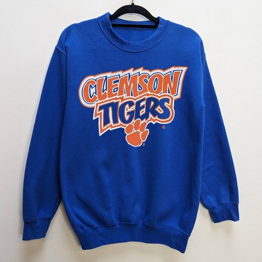 Clemson Tigers Vintage 90s NCAA Crewneck Sweatshirt - Made in USA
