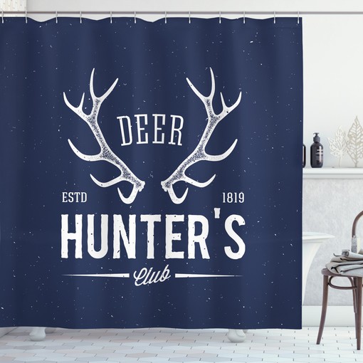Deer Hunter Print Hunting Shower Curtain for Bathroom Decor - Image 3