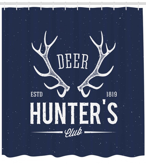 Deer Hunter Print Hunting Shower Curtain for Bathroom Decor - Image 4