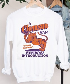 Homefield Apparel Clemson Man Vintage Style NCAA T-Shirt - For True Fans