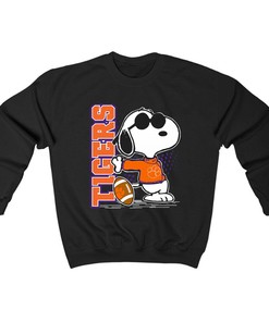 Joe Cool Snoopy Clemson Tigers NCAA T-Shirt - Be Cool as a Fan