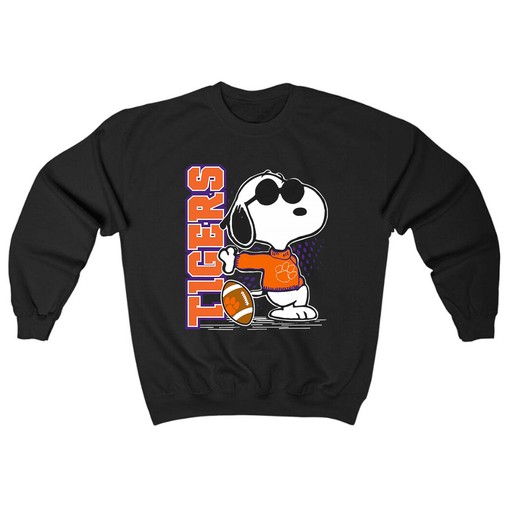 Joe Cool Snoopy Clemson Tigers NCAA T-Shirt - Be Cool as a Fan