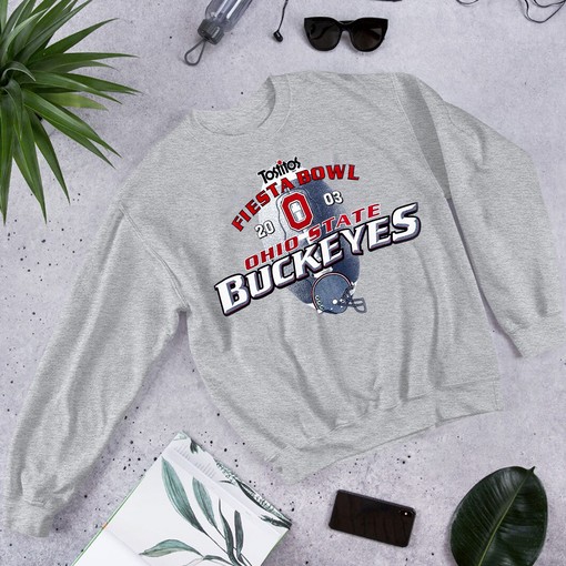 Ohio State Buckeyes 2003 Fiesta Bowl Crewneck Sweatshirt for Fans