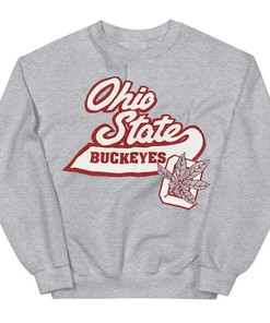 Ohio State Buckeyes 80s Vintage College Sweatshirt Hoodie for Fans