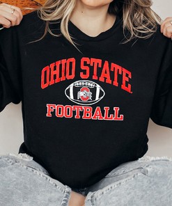Ohio State Buckeyes Football Graphic T-Shirt Hoodie for NCAA Fans