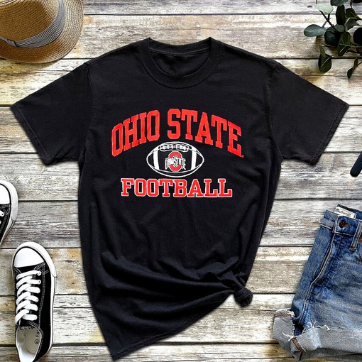 Ohio State Buckeyes Football Graphic T-Shirt Hoodie for NCAA Fans
