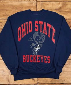 Ohio State Buckeyes Full Size Vintage Sweatshirt Hoodie for College Fans
