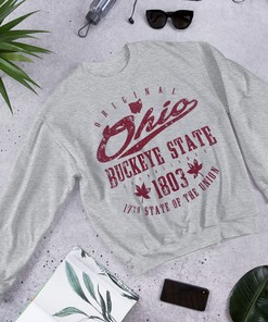Ohio State Buckeyes Full Size Vintage Sweatshirt Hoodie for NCAA Fans