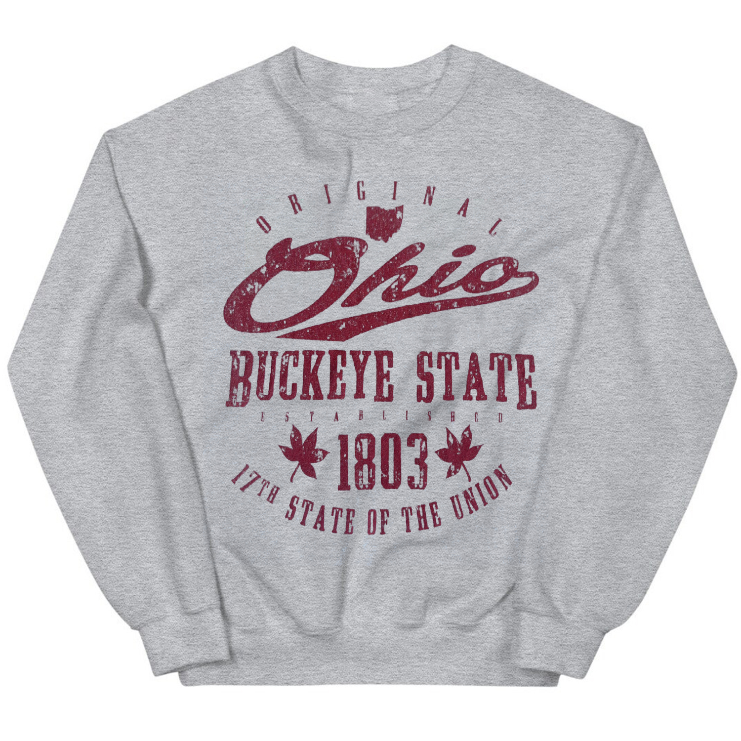 Ohio State Buckeyes Full Size Vintage Sweatshirt Hoodie for NCAA Fans