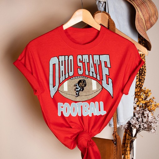 Ohio State Buckeyes Graphic Football Sweatshirt for Men and Women