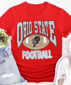 Ohio State Buckeyes Graphic Football Sweatshirt for Men and Women