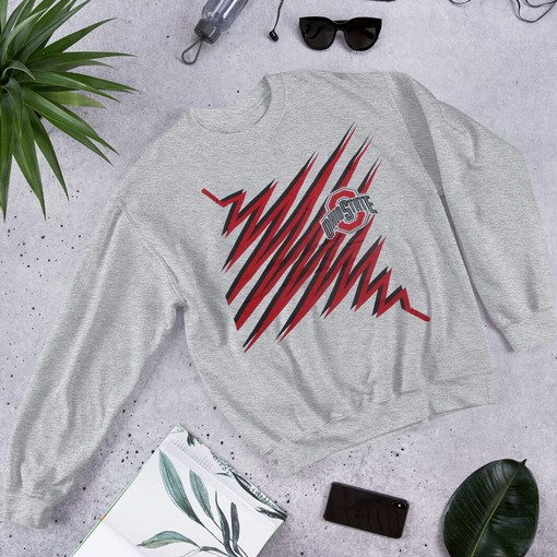 Ohio State Buckeyes Graphic Sweatshirt Hoodie for Fans of Vintage Style