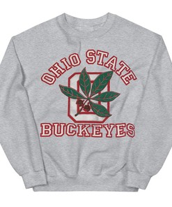 Retro Ohio State Buckeyes College Sweater for Men and Women