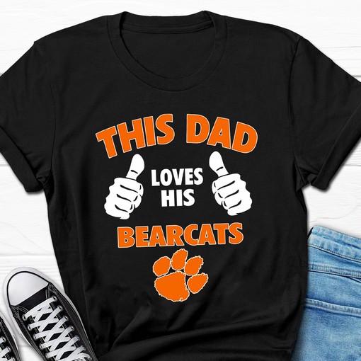 This Dad Loves His Clemson Tigers NCAA T-Shirt - Show Your Support