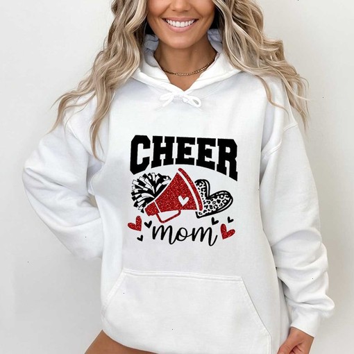 Cheer Mom Shirt Custom Cheer Mom Sweater Glitter Cheer Mom Shirt Custom Cheer Mom Sweatshirt Hoodie Shirt