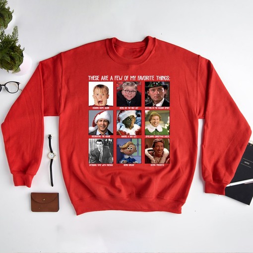 Christmas Movies Characters SweatShirt, Christmas T-shirt, Vintage Movie Sweater, Winter Hoodie, Christmas Trip,Christmas Movie Shirt