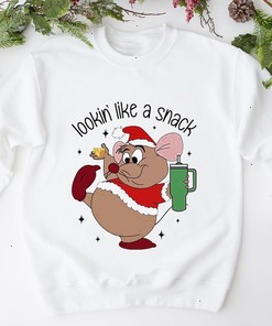 Cute Gus Gus Shirt, Looking Like A Snack SweatShirt, Disney Christmas Shirt, Disneyland Trip Shirt, Family Christmas Shirt, Cinderella Shirt