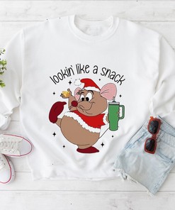 Cute Gus Gus Shirt, Looking Like A Snack SweatShirt, Disney Christmas Shirt, Disneyland Trip Shirt, Family Christmas Shirt, Cinderella Shirt