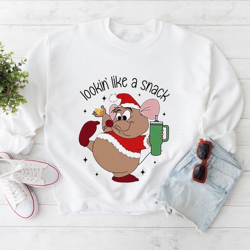 Cute Gus Gus Shirt, Looking Like A Snack SweatShirt, Disney Christmas Shirt, Disneyland Trip Shirt, Family Christmas Shirt, Cinderella Shirt