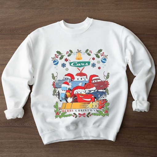 Disney Cars Christmas SweatShirt, Lightning McQueen Tow Mater Christmas Sweatshirt, Disney World Merry Christmas Hoodie, Disneyland Holiday Tee