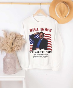 Diva Down We Salute You George Santos T-shirt, Sweatshirt, Hoodie Shirt