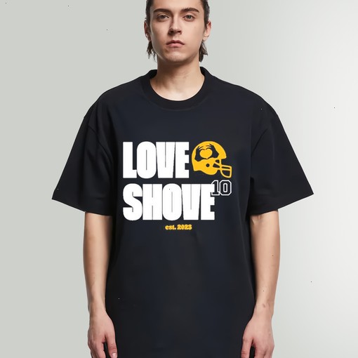 Gopackgo Love Shove EST 2023 Helmet Vintage Style T-Shirt - Fan Gift