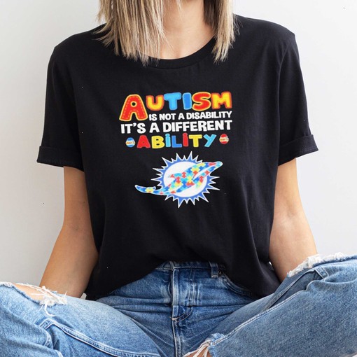 Miami Dolphins Autism Awareness 2024 Logo T-shirt - Fan Gift