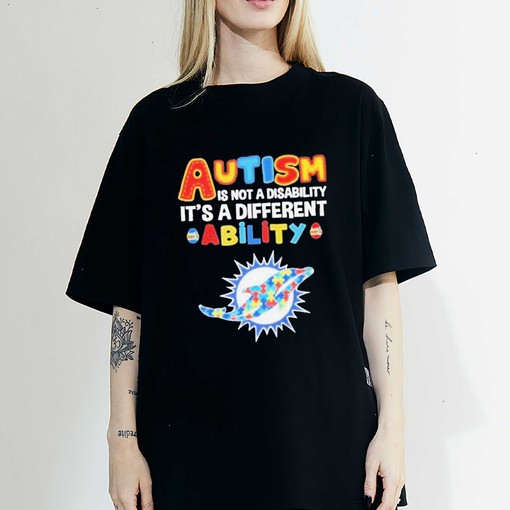 Miami Dolphins Autism Awareness 2024 Logo T-shirt - Fan Gift