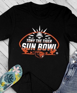 Official Oregon State Beavers 2023 Tony the Tiger Sun Bowl Graphic Unisex T-Shirt, Sweatshirt, Hoodie Shirt