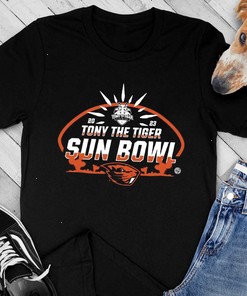 Official Oregon State Beavers 2023 Tony the Tiger Sun Bowl Graphic Unisex T-Shirt, Sweatshirt, Hoodie Shirt