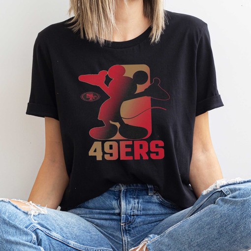 San Francisco 49ers Disney Cross Fade Sweatshirt - Fan Gift