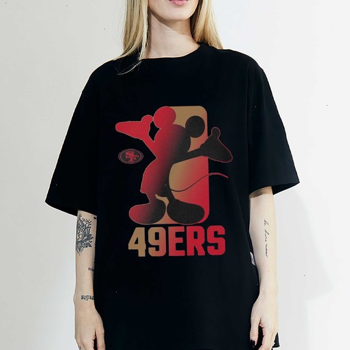 San Francisco 49ers Disney Cross Fade Sweatshirt - Fan Gift